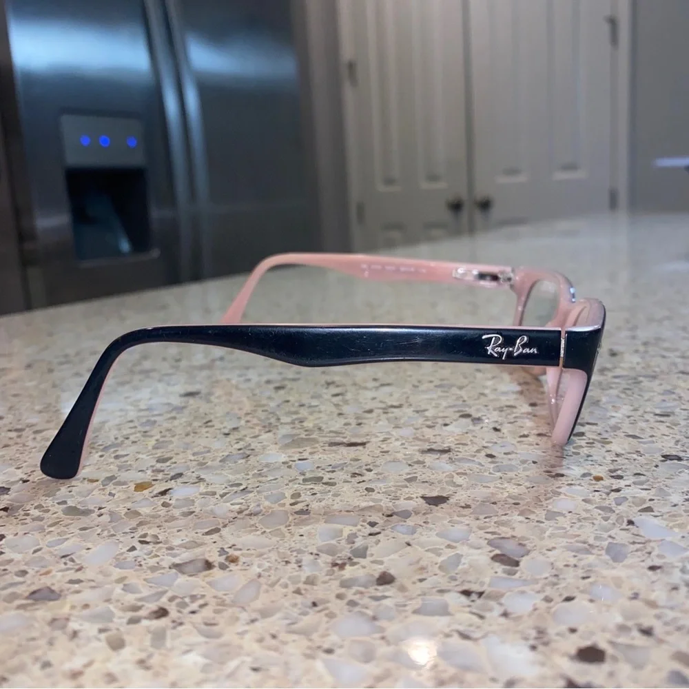 RAY BAN RB 5150 5024 BLACK PINK‎ AUTHENTIC RX EYEGLASSES 50-19-135 MM